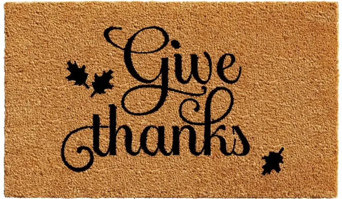 Give Thanks Doormat