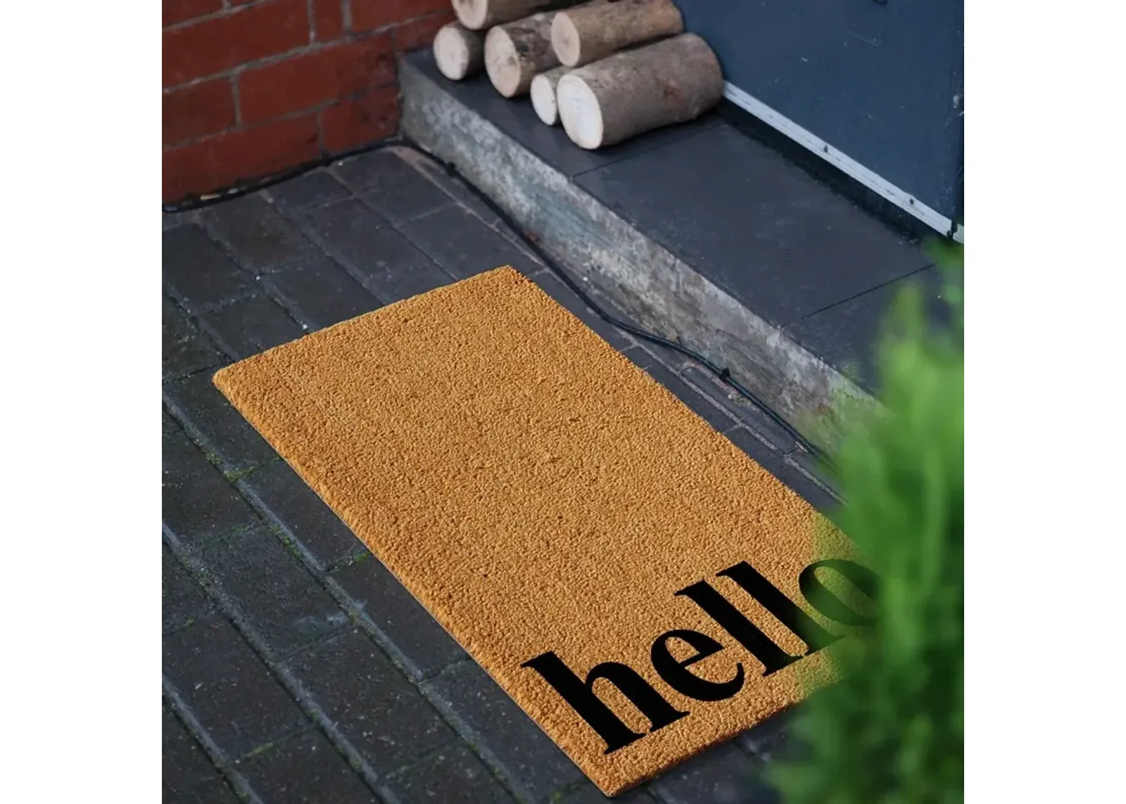 Vertical Hello Doormat