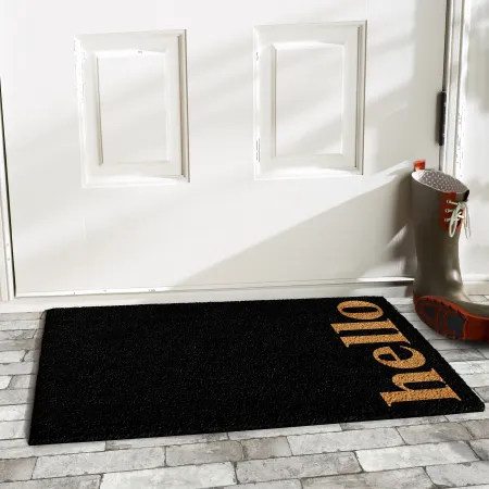 Vertical Hello Doormat