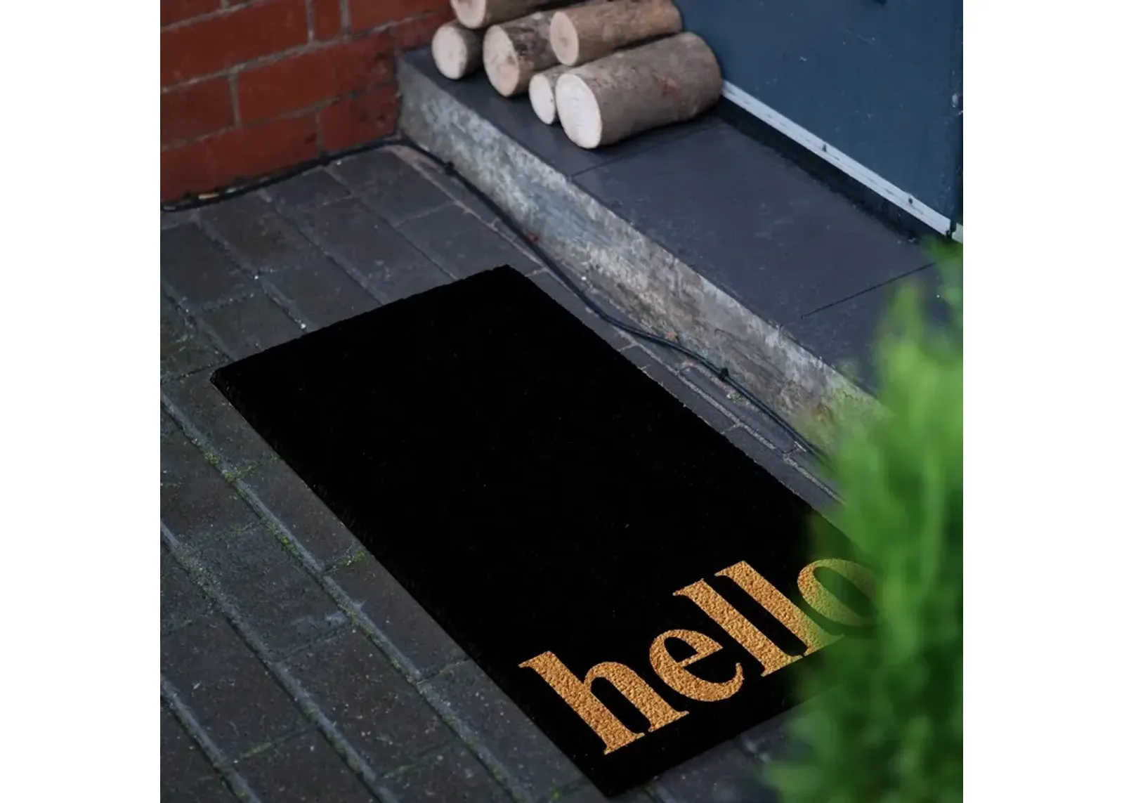 Vertical Hello Doormat