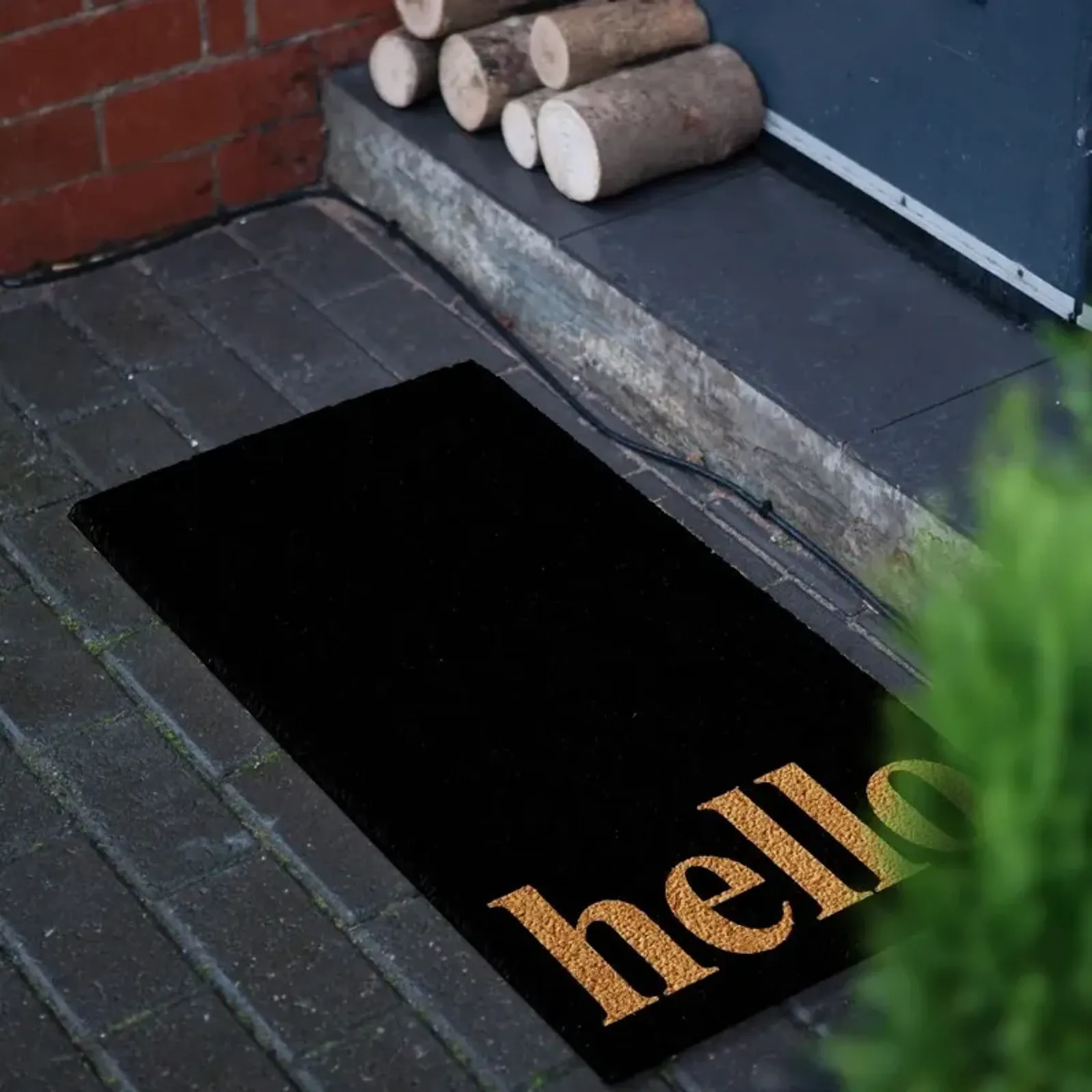 Vertical Hello Doormat