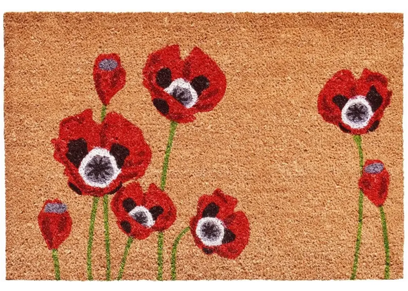 Red Poppies Doormat