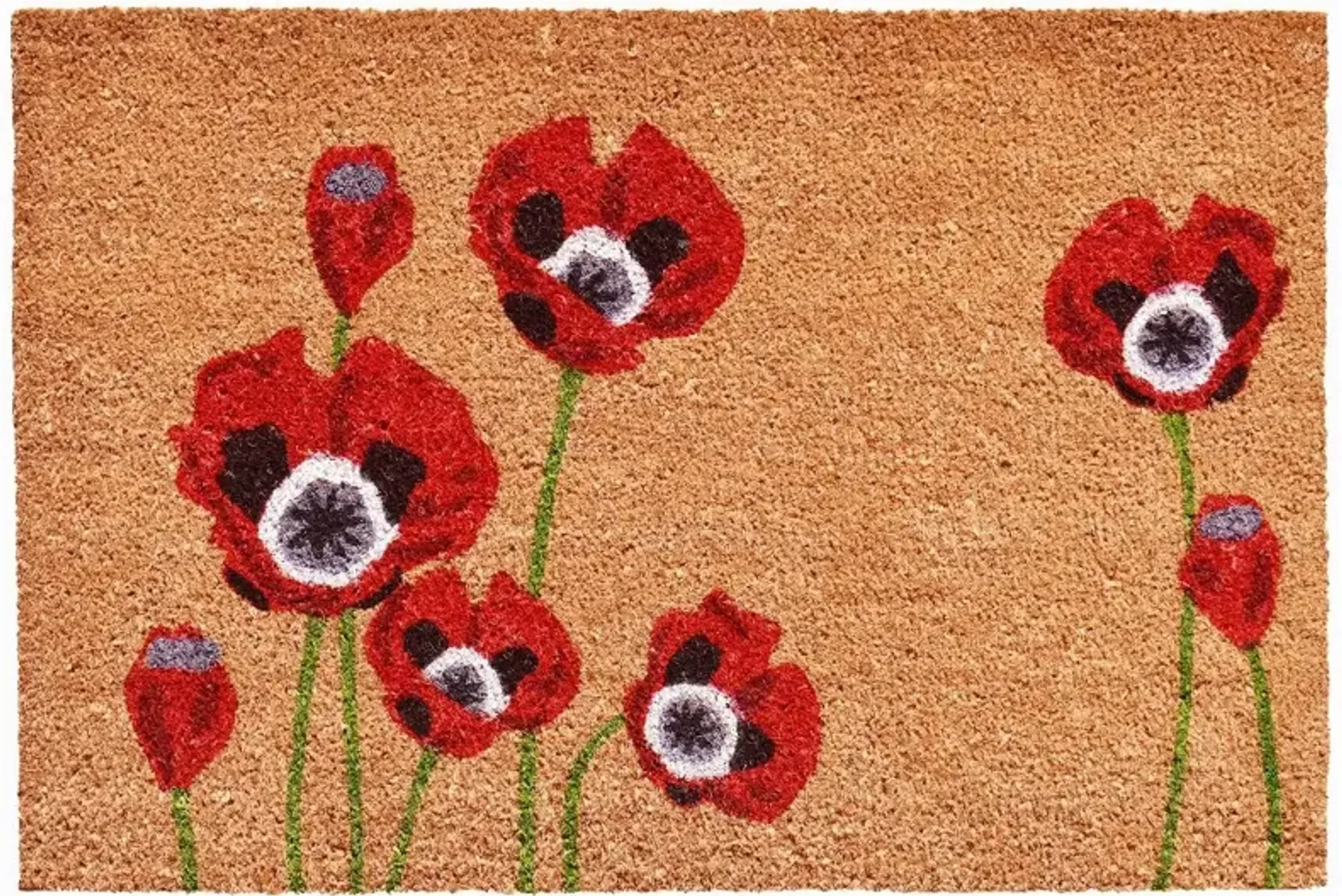 Red Poppies Doormat