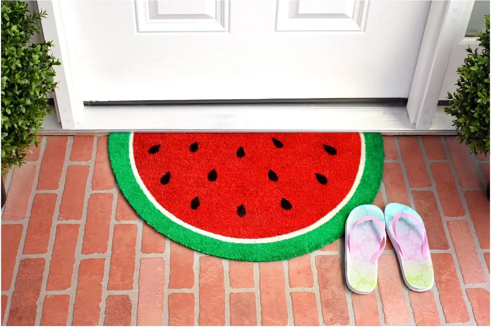 Watermelon Slice Doormat