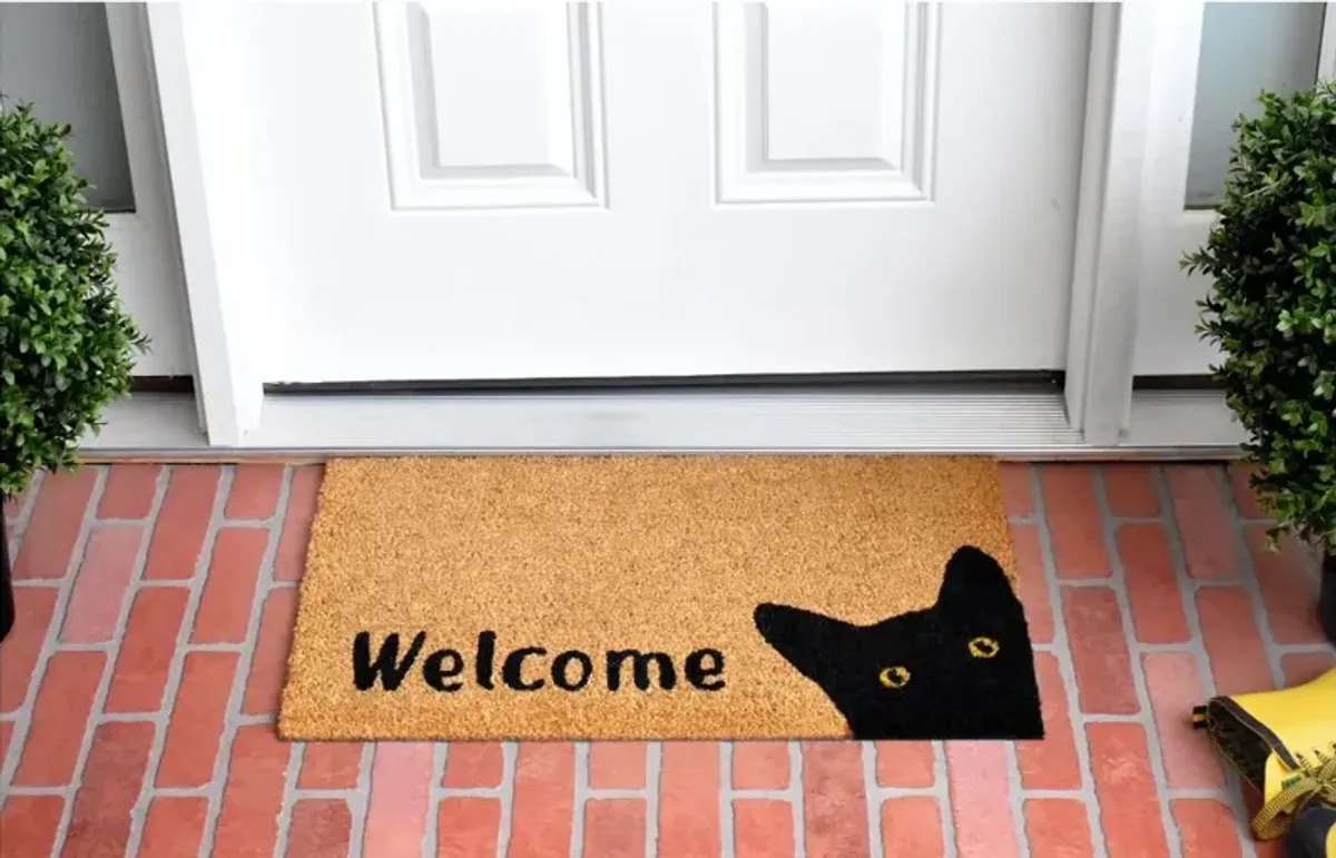 Kitty Korner Doormat