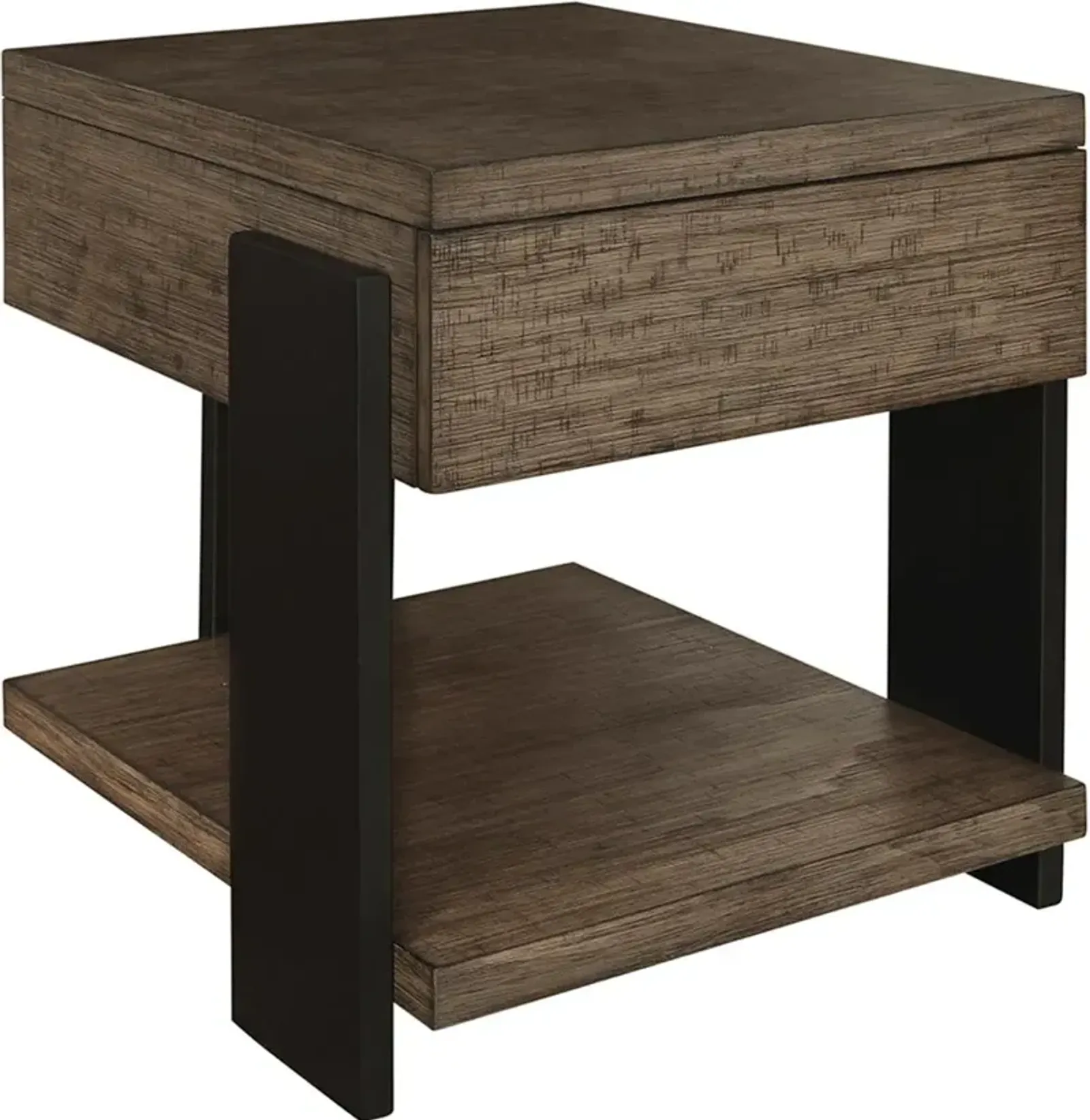 Winter Park Clay and Black End Table