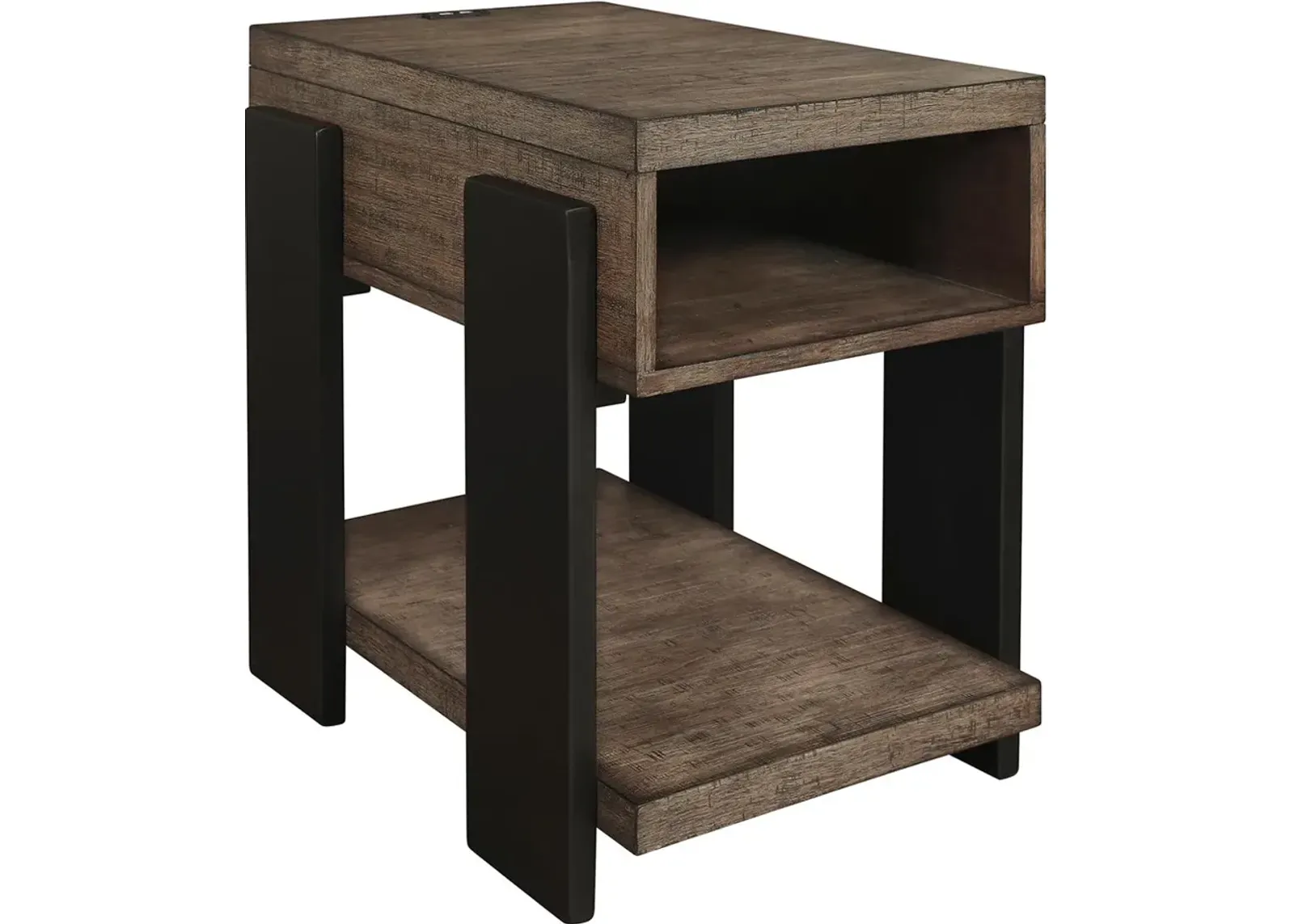 Winter Park Clay and Black Side Table