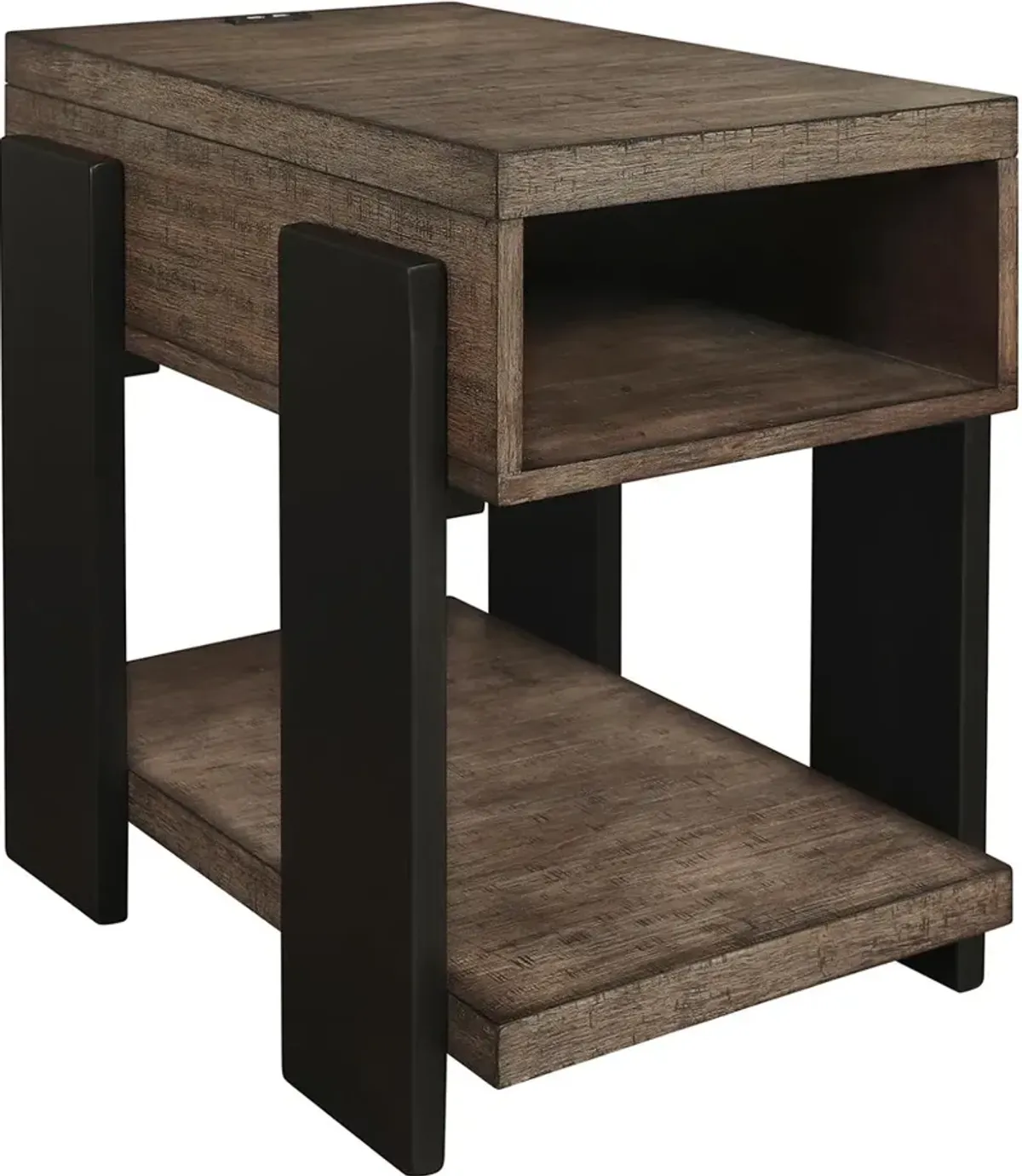 Winter Park Clay and Black Side Table