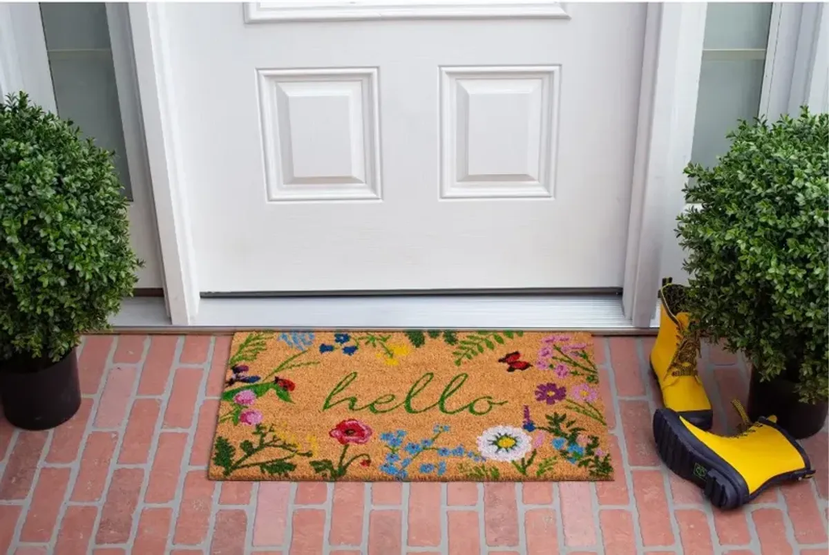 Hello Spring Doormat