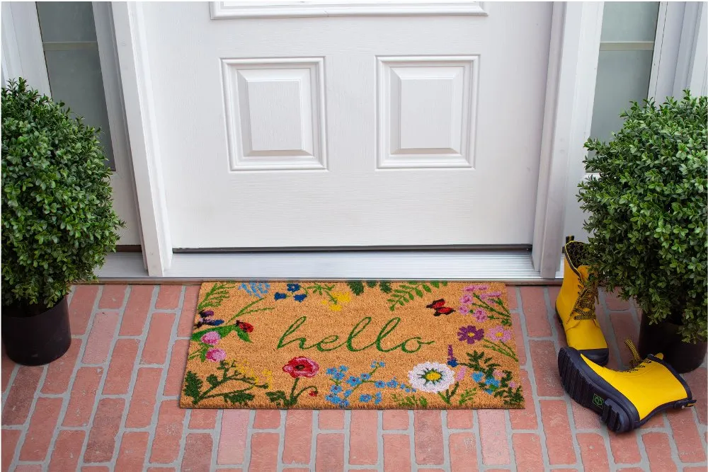 Hello Spring Doormat