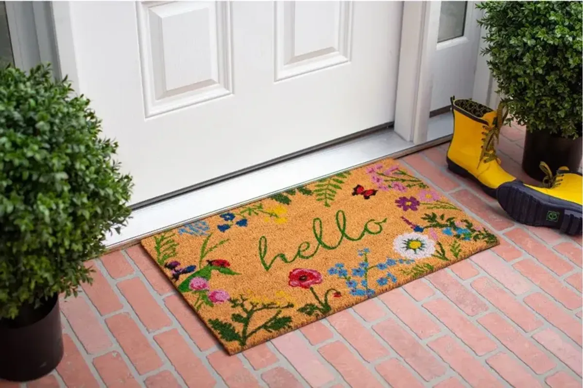 Hello Spring Doormat