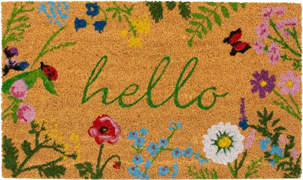 Hello Spring Doormat