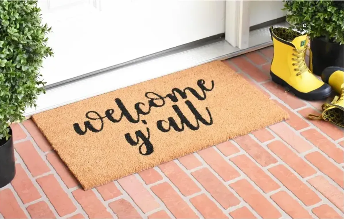 Welcome Y'all Doormat