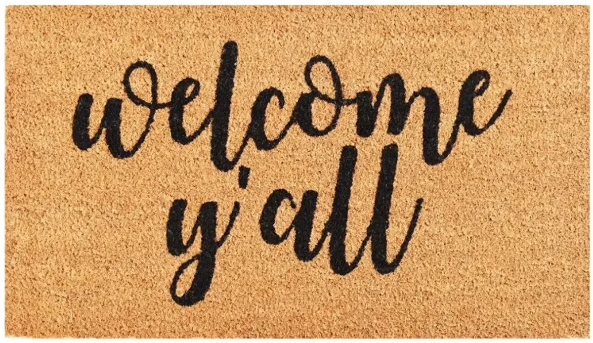 Welcome Y'all Doormat