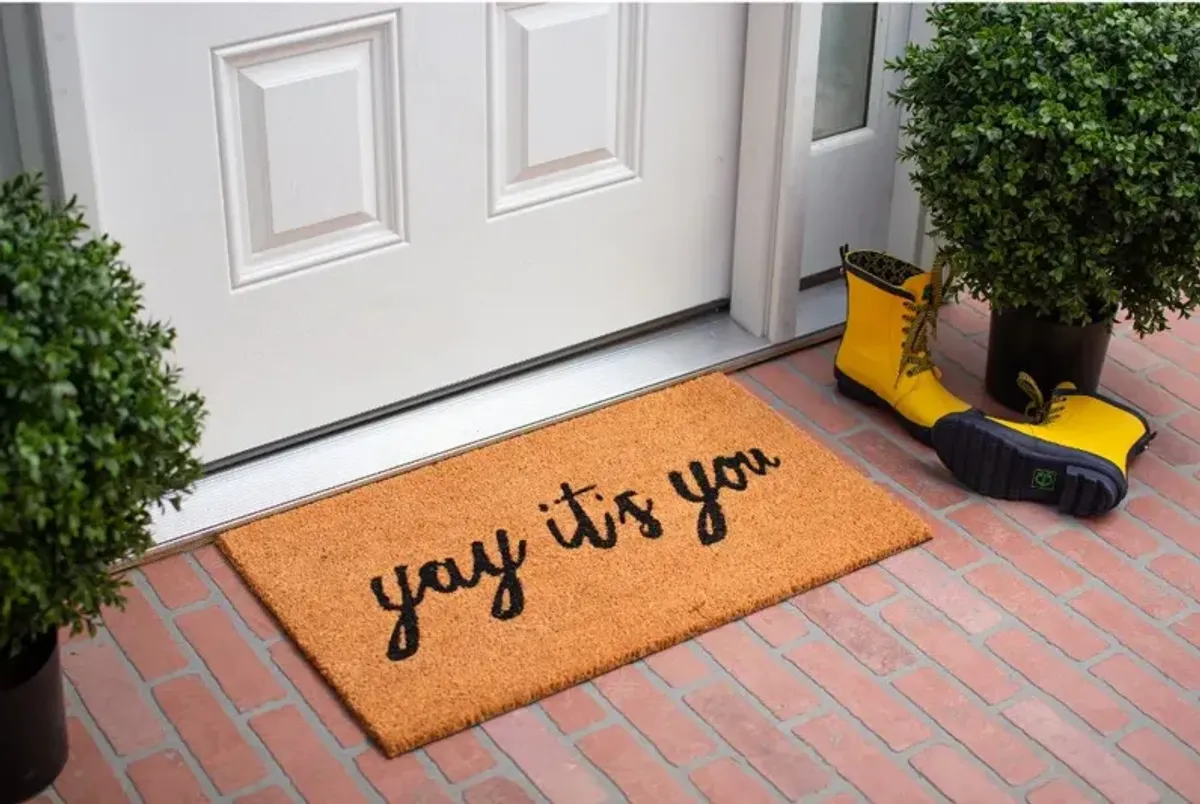 Yay It's You Doormat