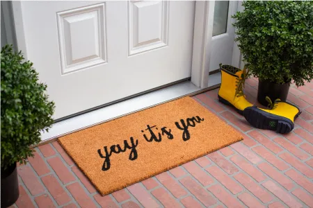 Yay It's You Doormat