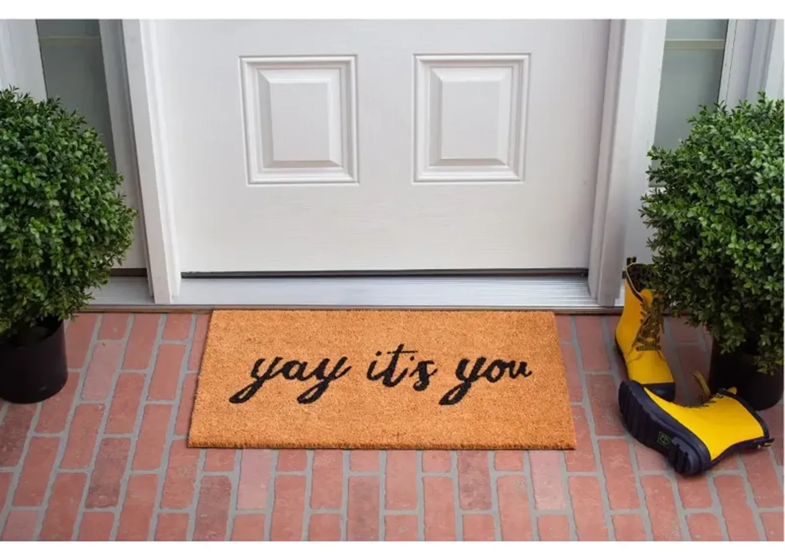 Yay It's You Doormat