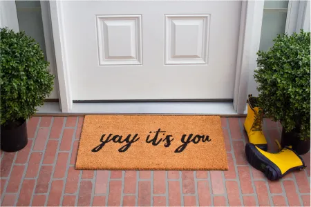 Yay It's You Doormat