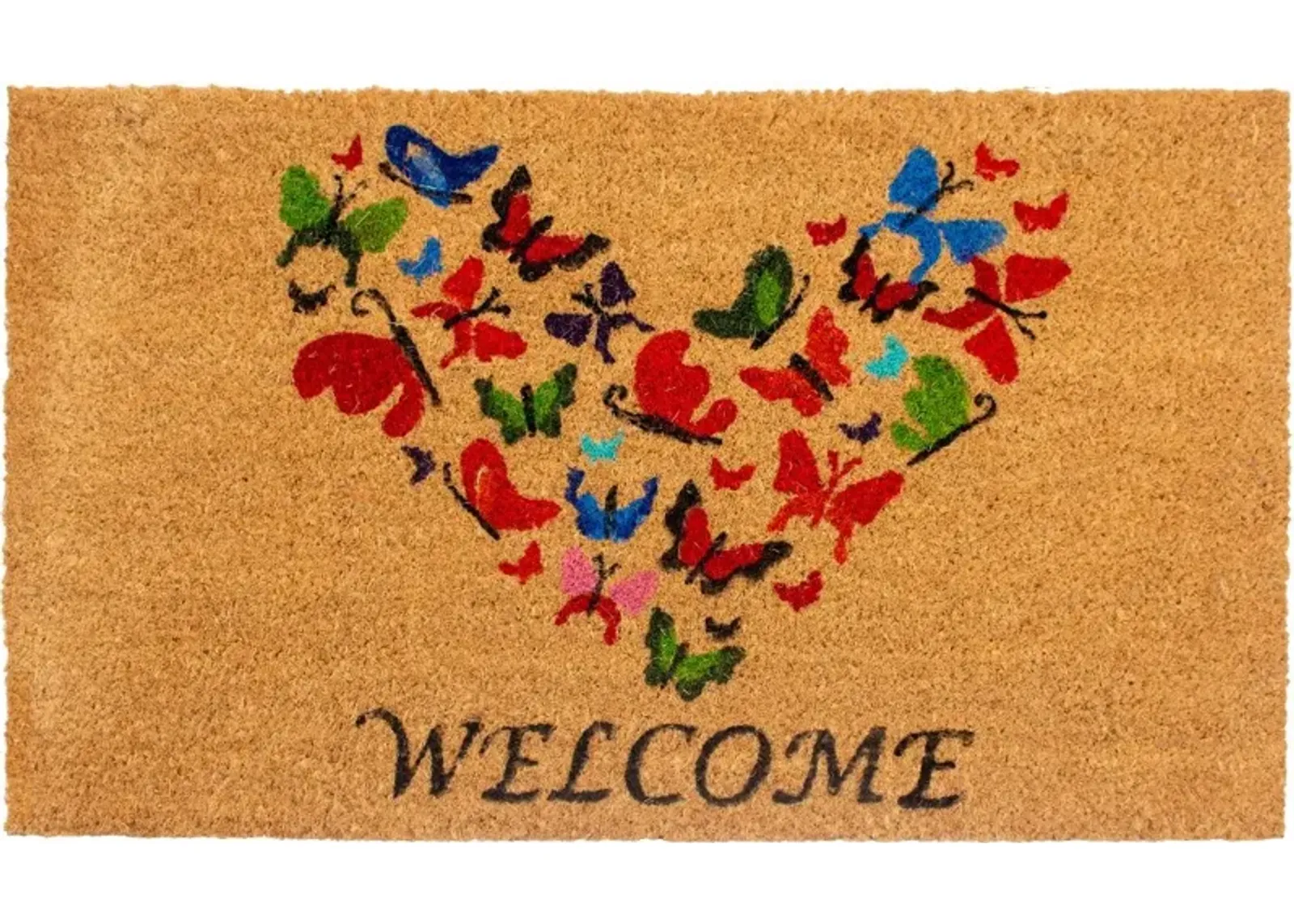 Butterfly Love Welcome Doormat