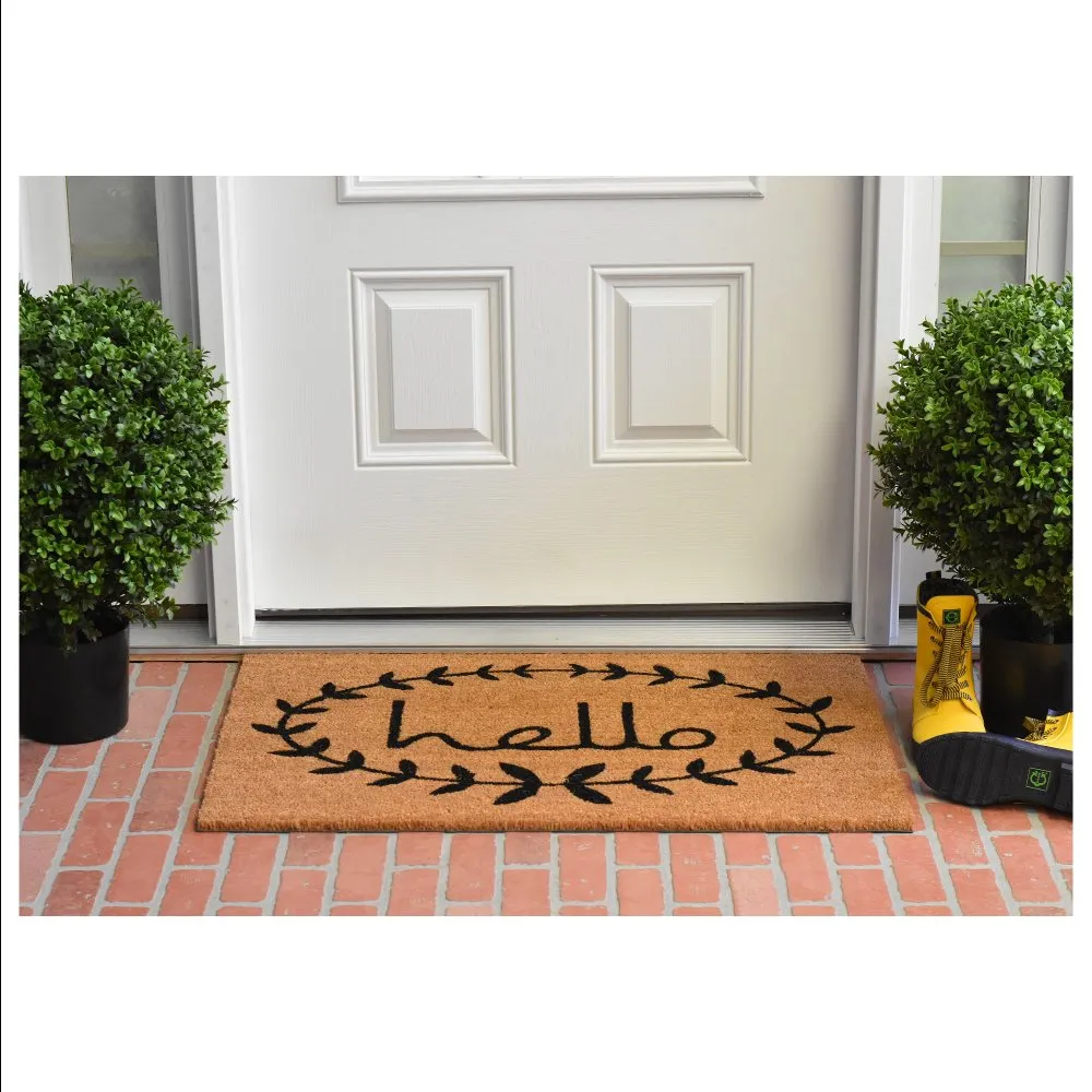 Calico Hello Doormat