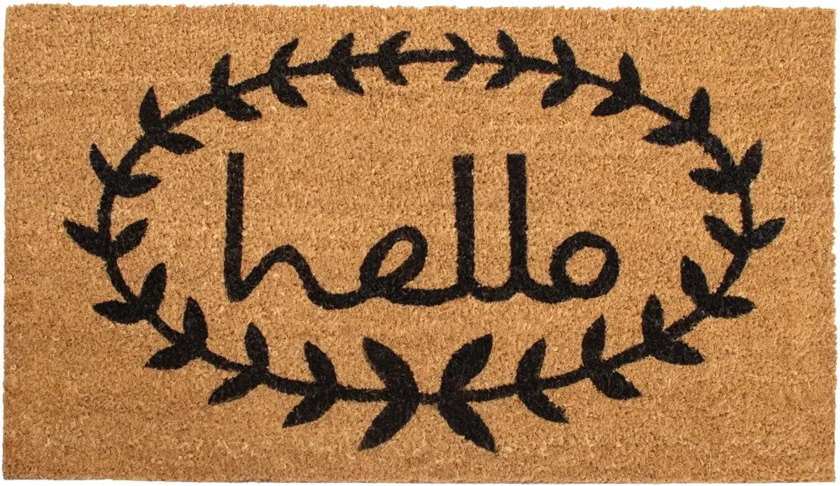 Calico Hello Doormat