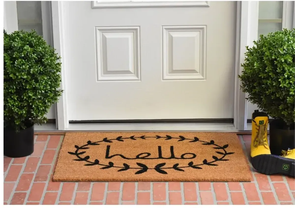 Calico Hello Doormat