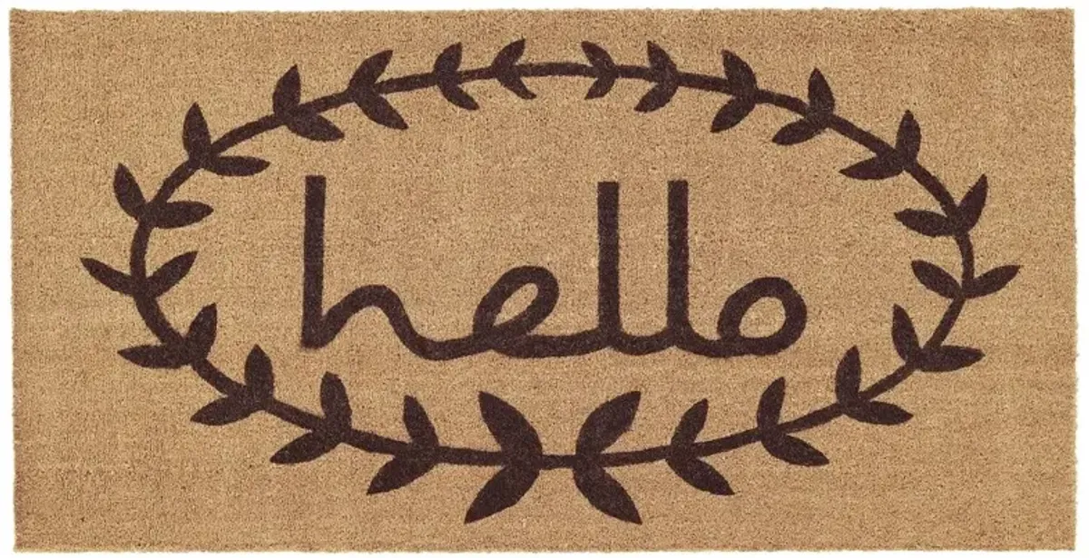 Calico Hello Doormat