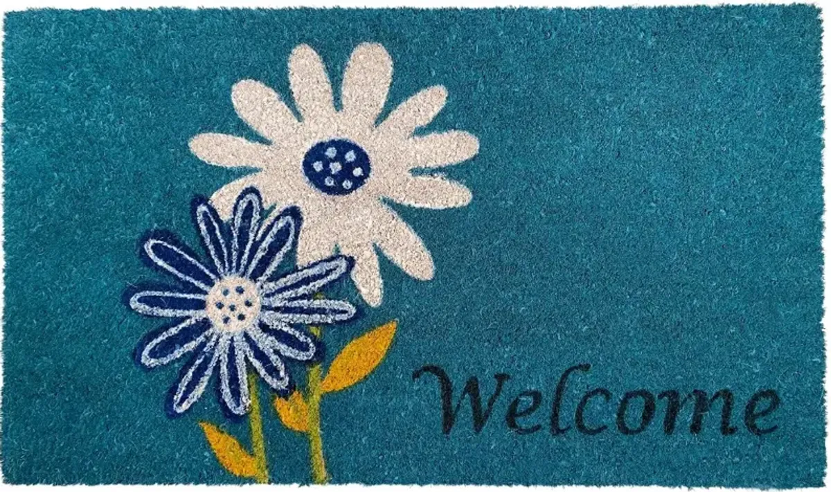 Daisy Welcome Doormat