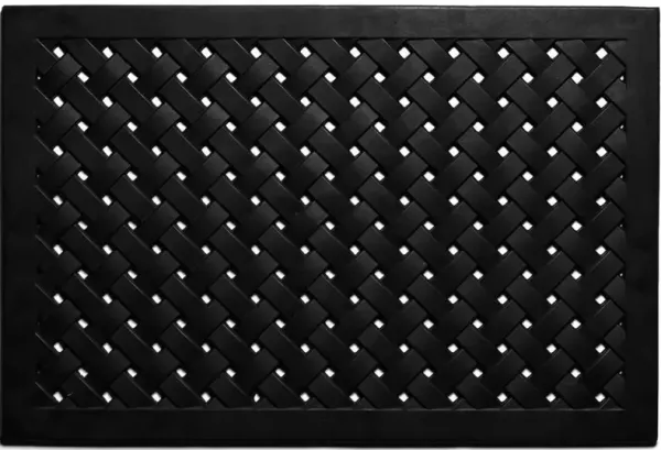 24" x 36" Hampton Weave Rubber Door Mat