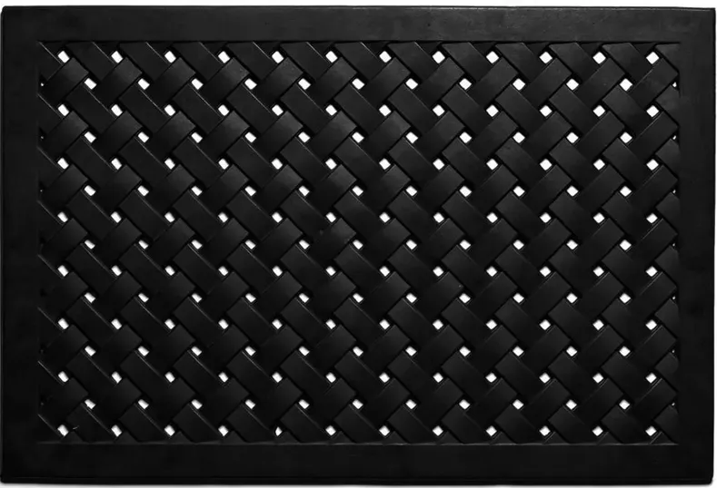 24" x 36" Hampton Weave Rubber Door Mat