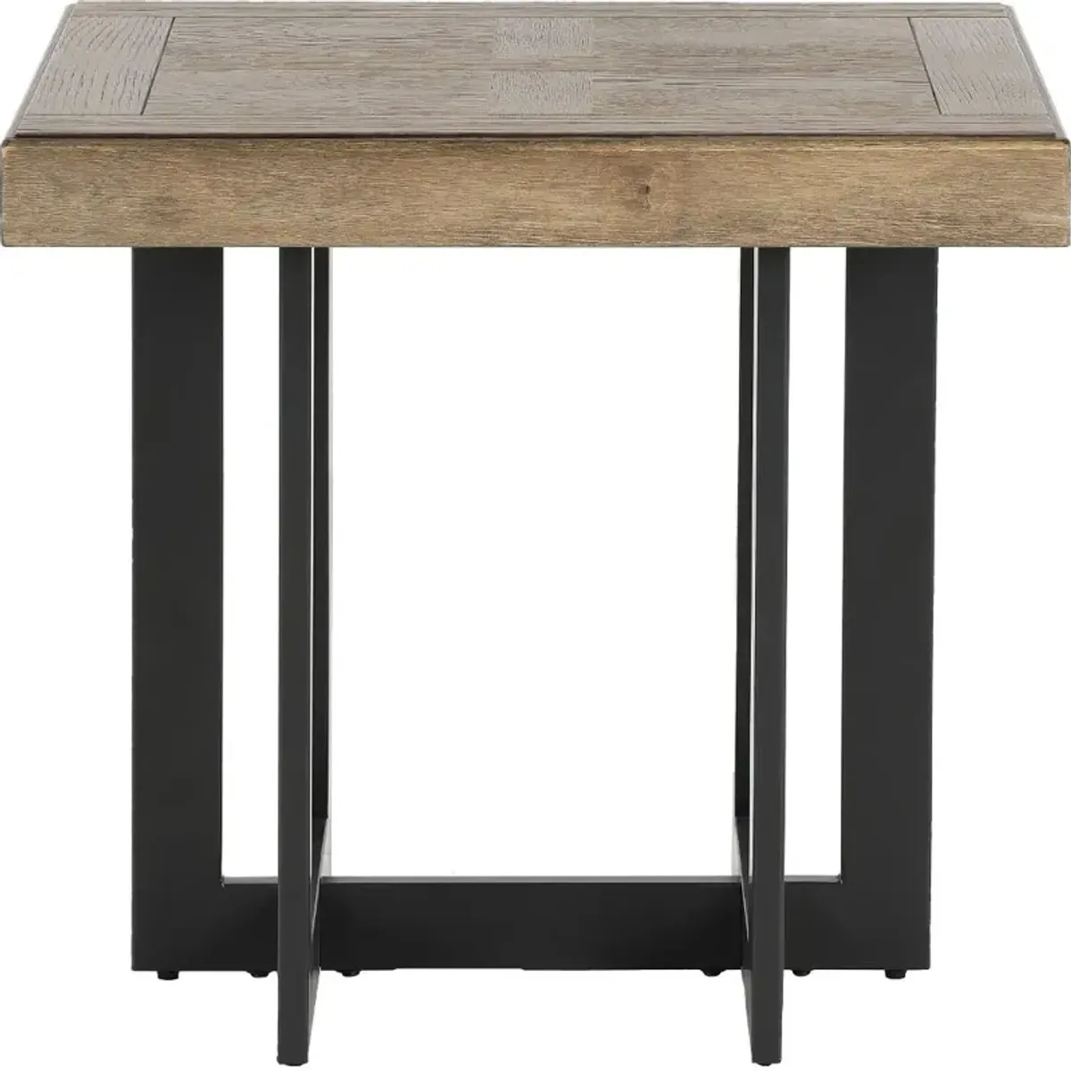 Eden Dune and Black End Table