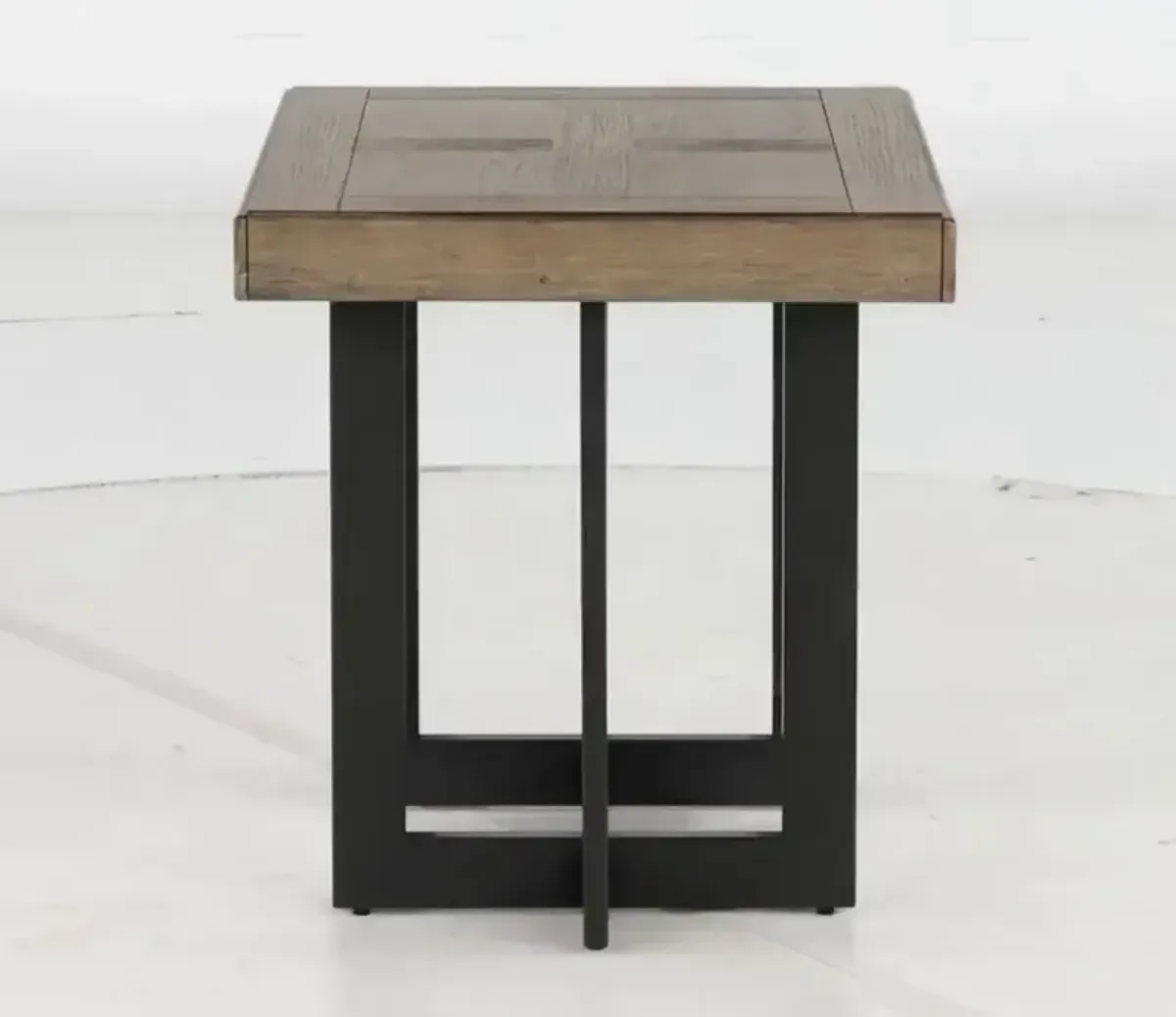 Eden Brown and Black End Table