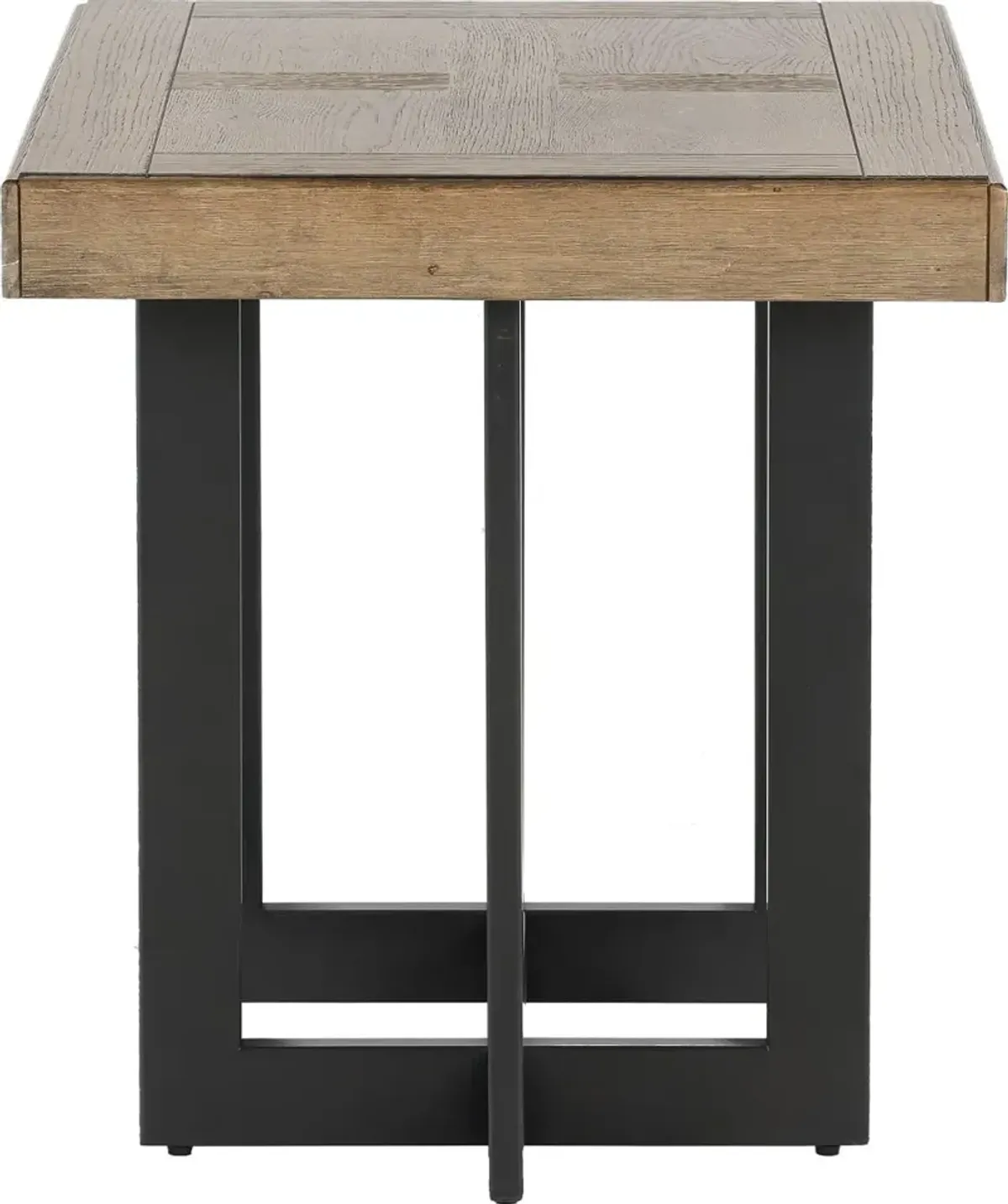 Eden Dune and Black End Table