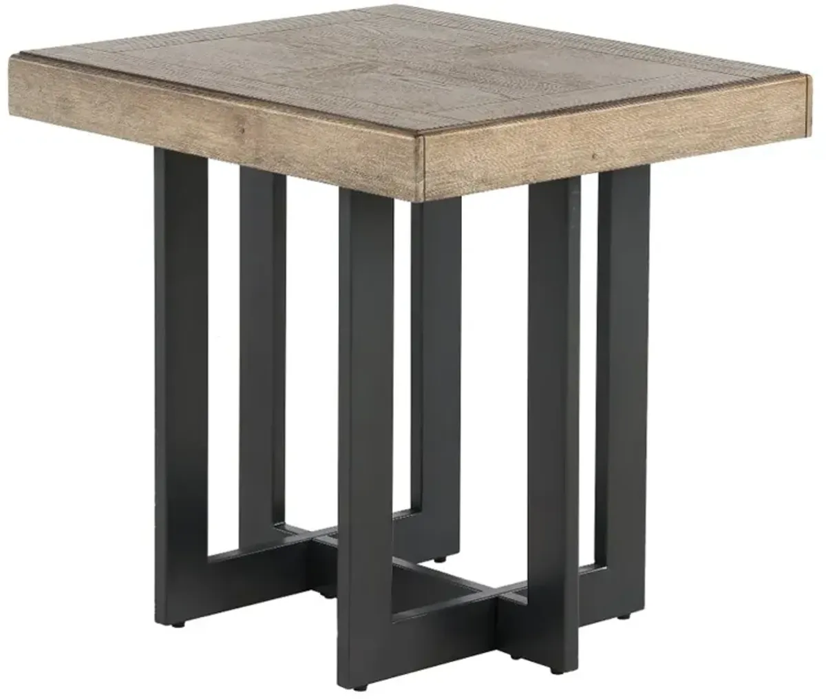Eden Brown and Black End Table
