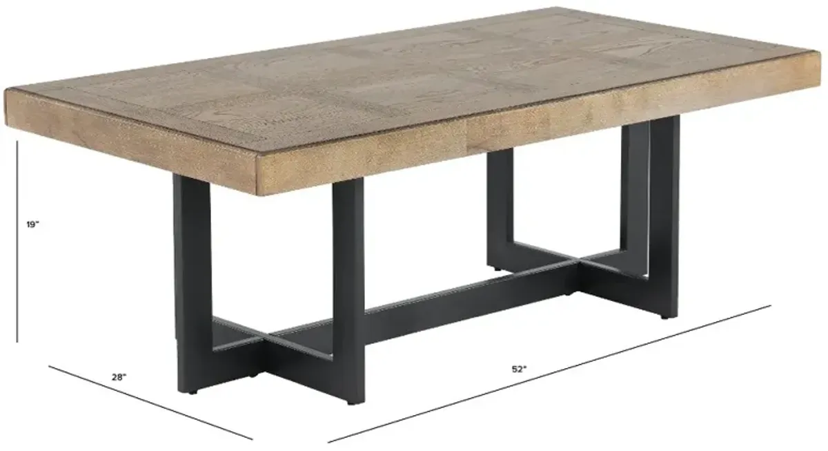 Eden Brown and Black Coffee Table
