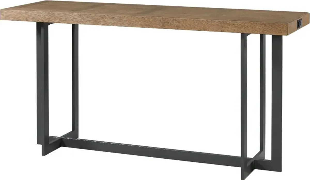 Eden Dune Sofa Table With Upholstered Stools