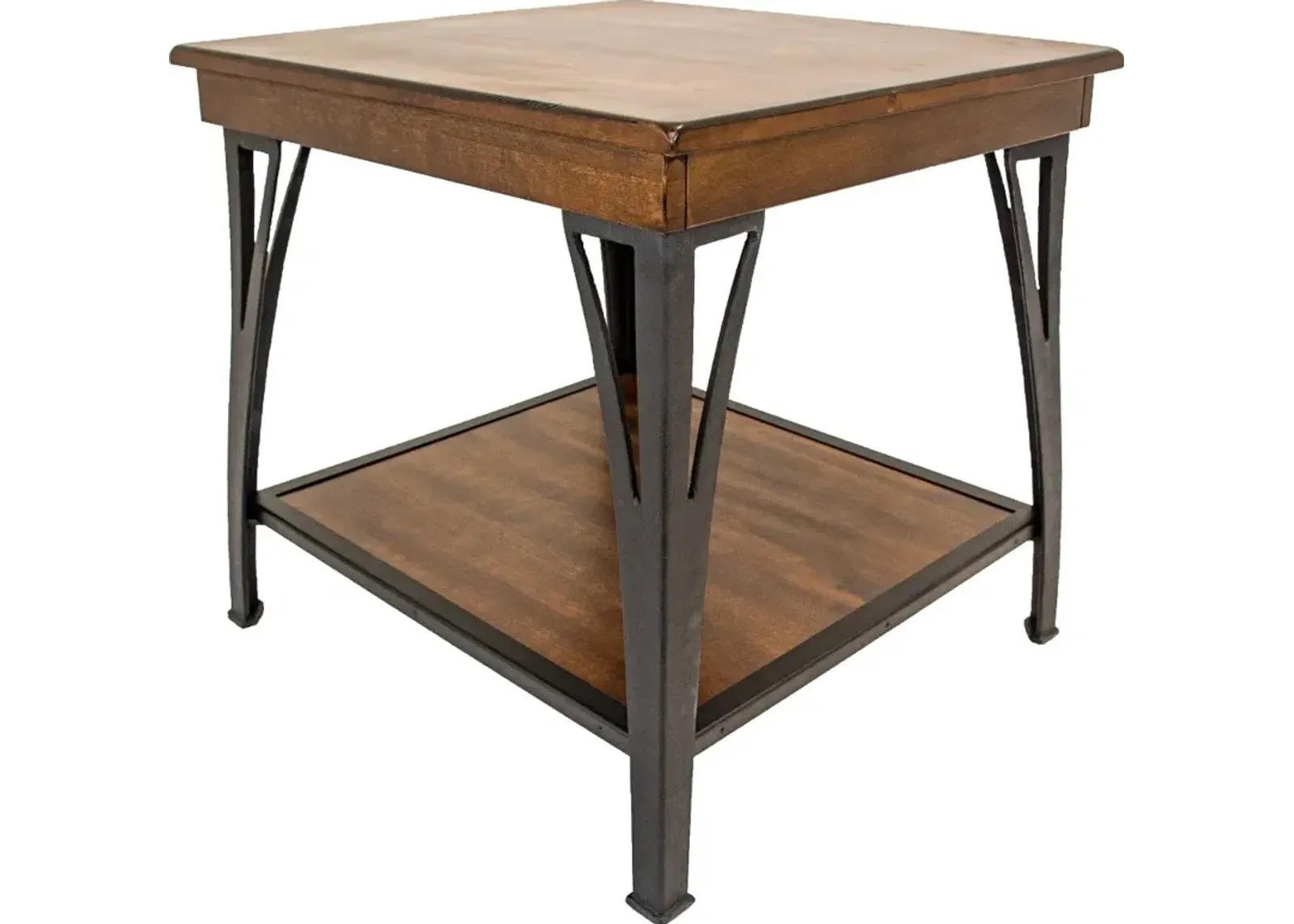 District Cool Copper End Table