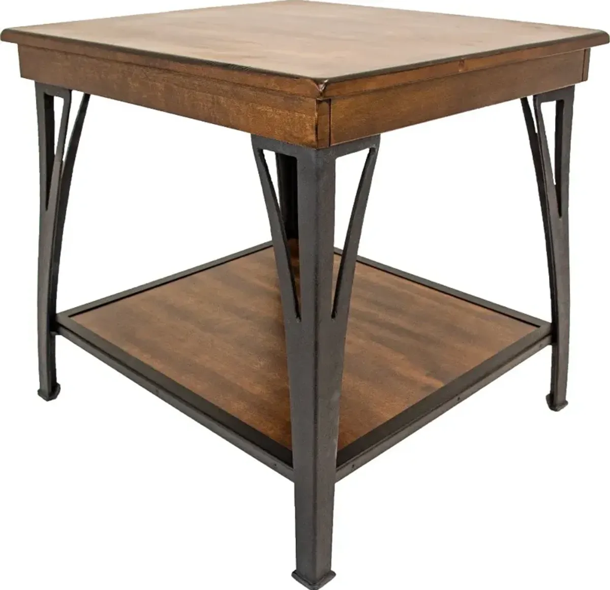 District Cool Copper End Table