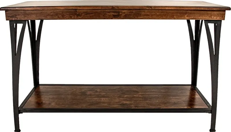 District Cool Copper Sofa Table