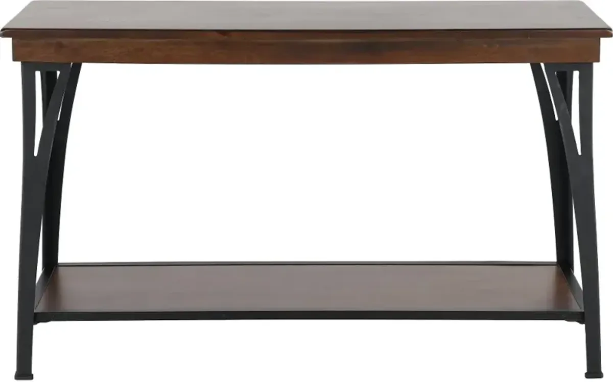 District Cool Copper Sofa Table