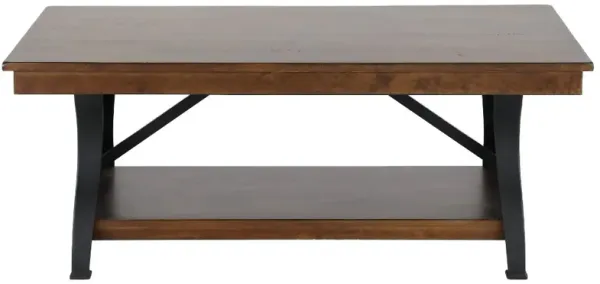 District Black and Brown Coffee Table