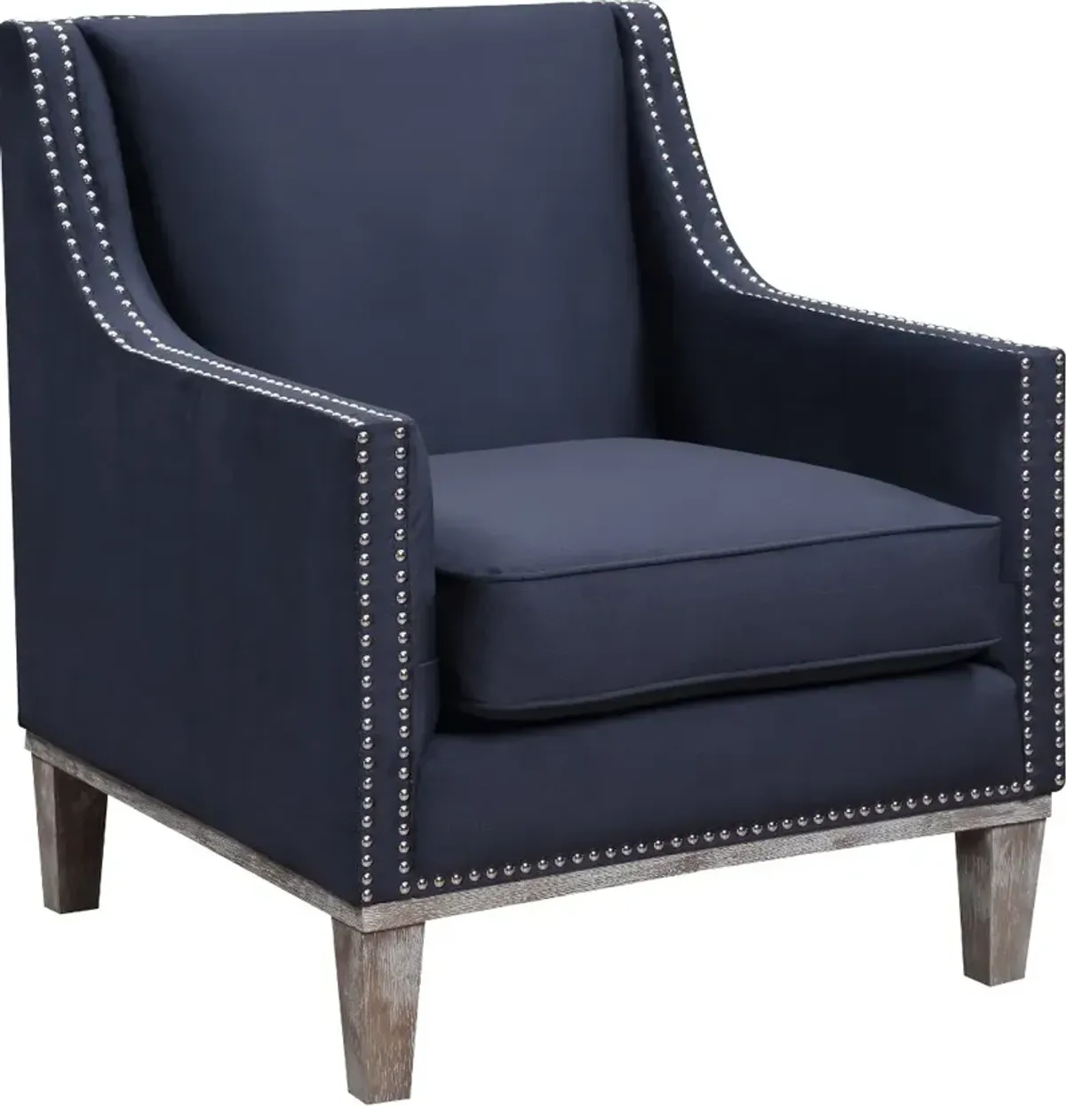 Navy Aster Accent Chair