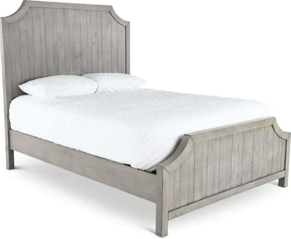 Beach House Gray Queen Bed