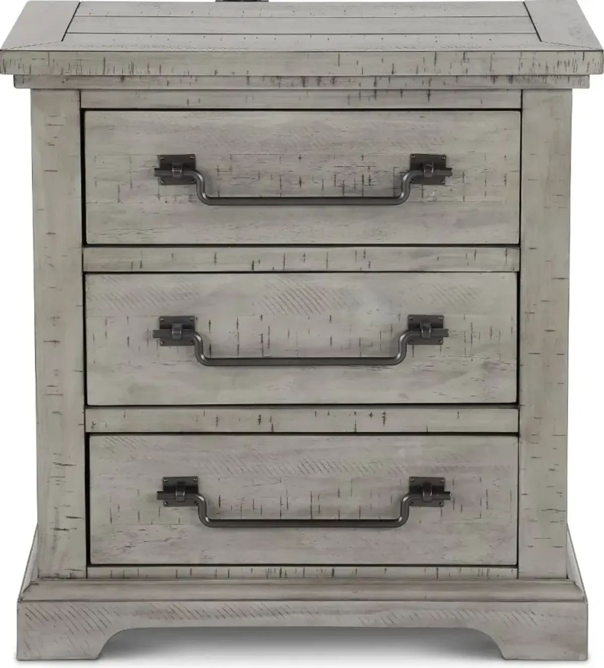 Beach House Gray Nightstand