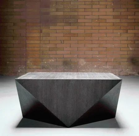 Gia Brushed Carbon Coffee Table