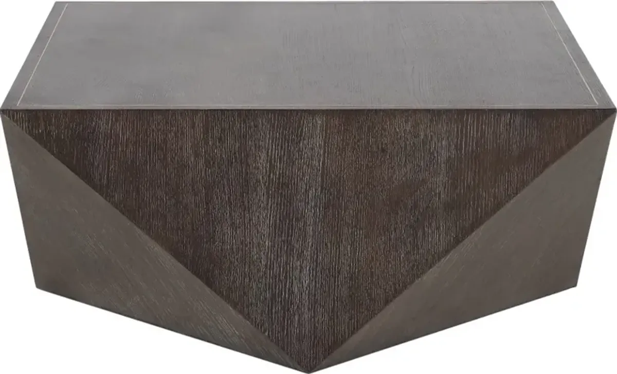 Gia Brushed Carbon Coffee Table