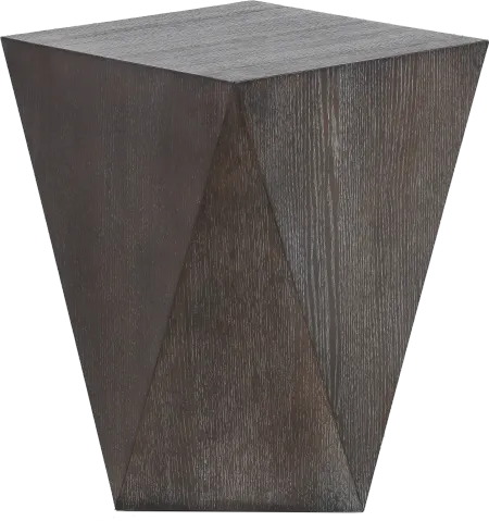 Gia Brushed Carbon End Table