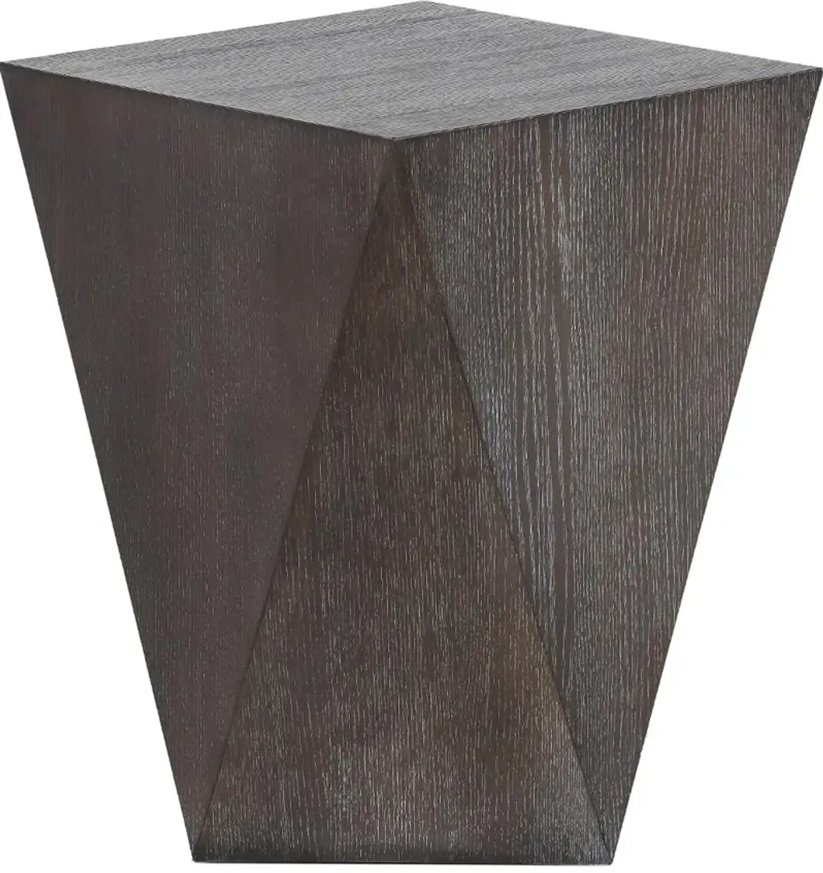 Gia Brushed Carbon End Table