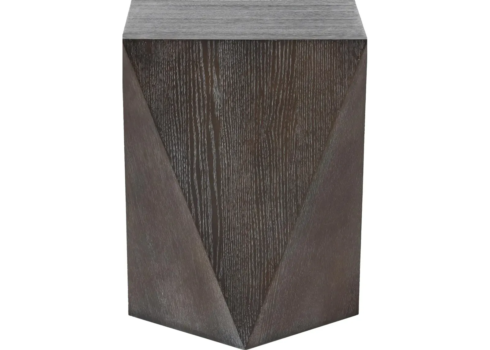 Gia Brushed Carbon End Table