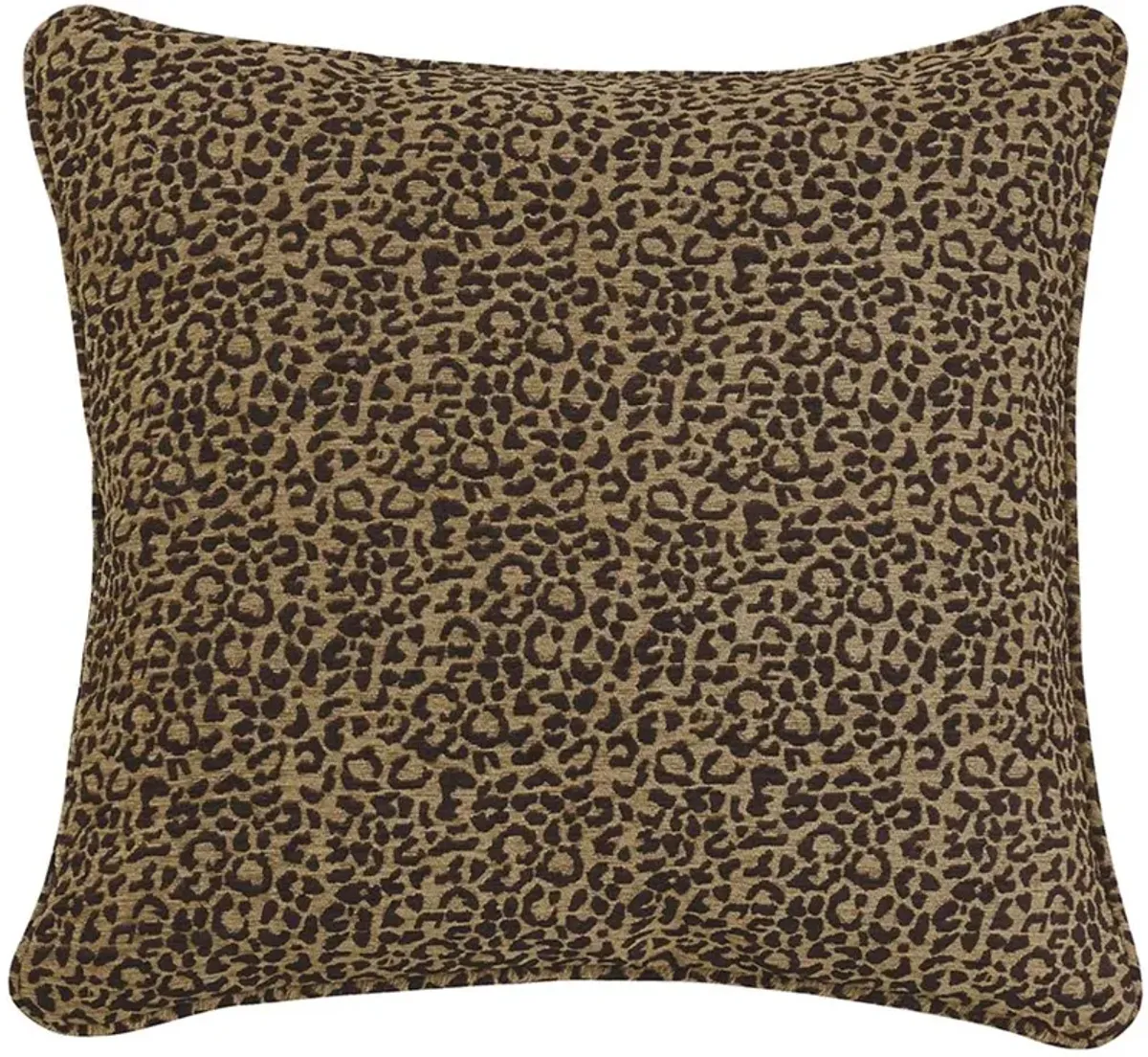 Adrienne Leopard Tan and Black Euro Sham